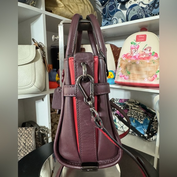 Coach Swagger Willow Tea Rose Satchel - Picture 5 of 12